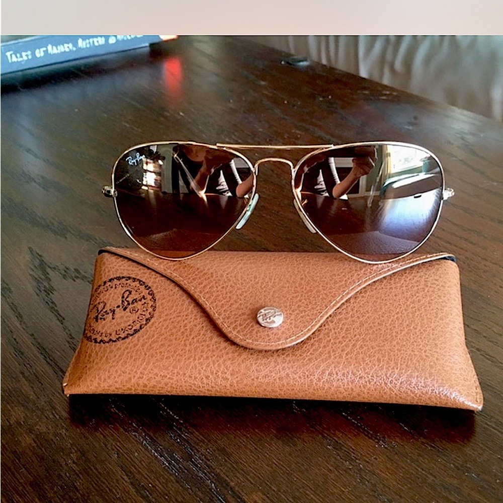 Ray ban classic aviator in soft brown